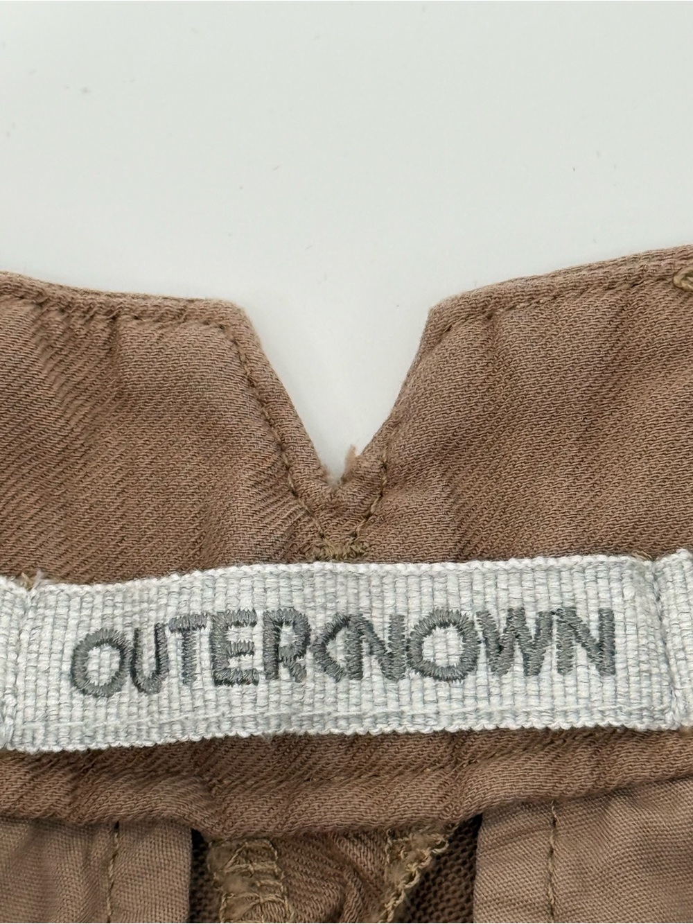 Outerknown Summerland Trouser 27 chestnut brown office tailored old money - Picture 8 of 12
